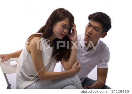 Unhappy young couple 14529419