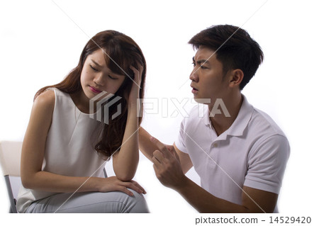 Unhappy Young Couple 14529420