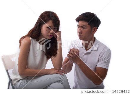 Unhappy Young Couple 14529422