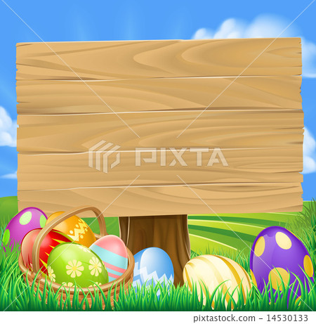 Easter Egg Hunt Cartoon 14530133