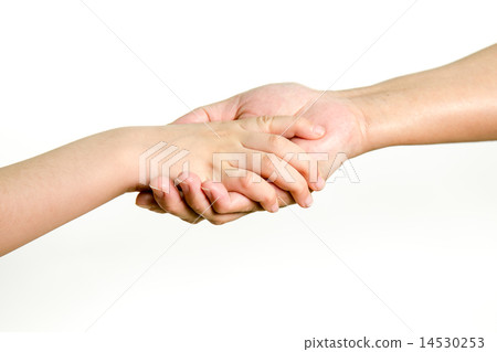 Mother and daughter holding hands 14530253