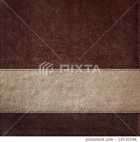 Combined stitched leather background Combined stitched leather background 14530396