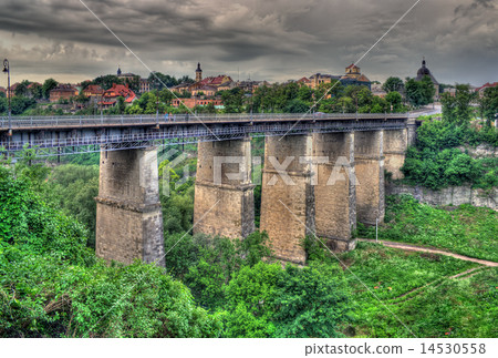 Old bridge in Kamianets-Podilskyi, Ukraine 14530558