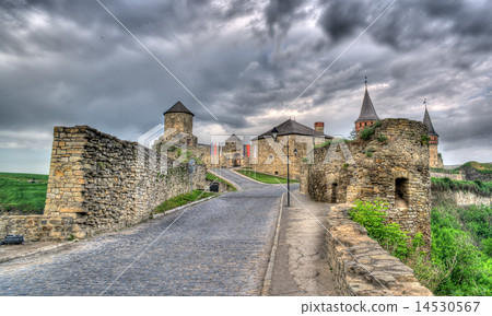Entrance of Kamianets-Podilskyi Castle. Ukraine Entrance of Kamianets-Podilskyi Castle. Ukraine 14530567