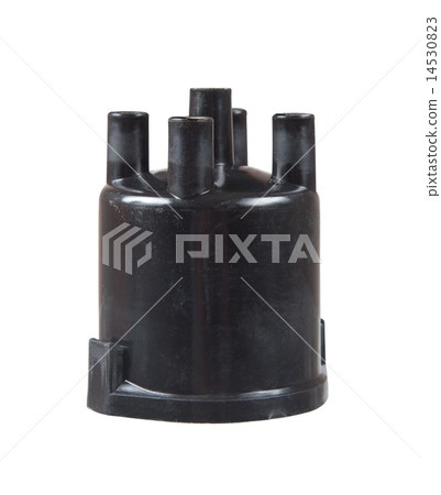 Ignition cover on a white background close up 14530823