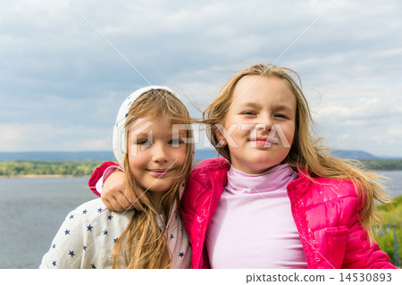 Cute two playing girls Cute two playing girls 14530893