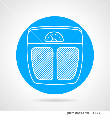 Weigh control flat vector icon 14531102