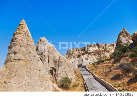Cave city in Cappadocia Turkey Cave city in Cappadocia Turkey 14531922