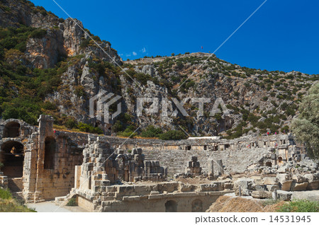 Ancient town in Myra Turkey Ancient town in Myra Turkey 14531945