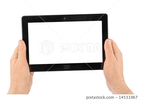 Hands with touchpad pc Hands with touchpad pc 14531967