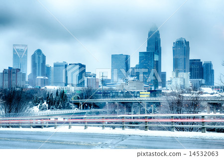 charlotte north carolina city after snowstorm charlotte north carolina city after snowstorm 14532063