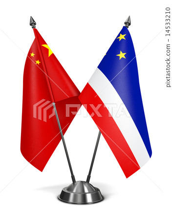 China and Gagauzia - Miniature Flags. 14533210