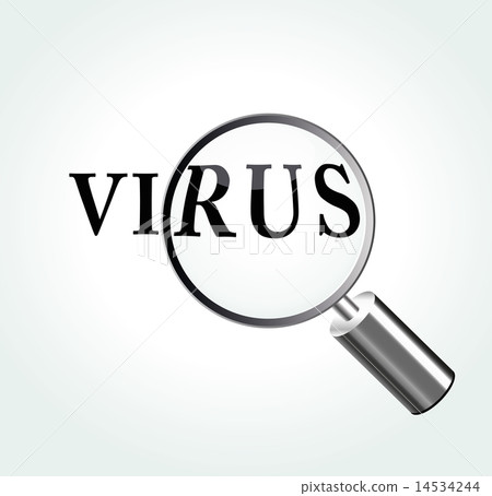 Vector virus theme illustration 14534244