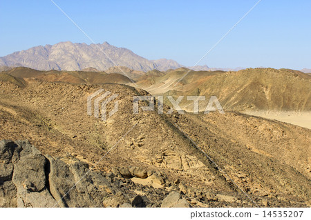 The mountains in the desert of North Africa 14535207