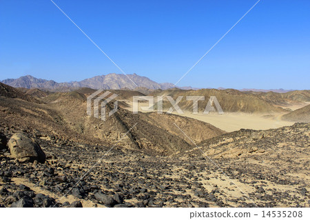 The mountains in the desert 14535208