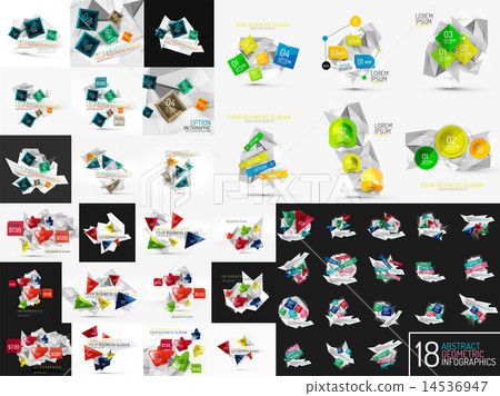 Infographic geometric layouts Infographic geometric layouts 14536947
