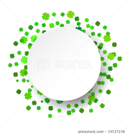 Vector illustration glittering confetti green celebration background. Vector illustration glittering confetti green celebration background. 14537236