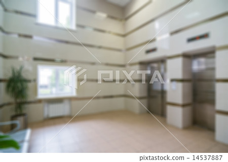 Common office building interior blur background 14537887