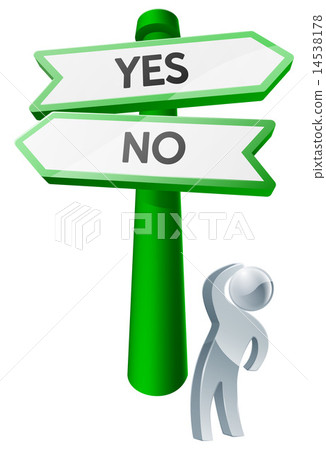 Yes or no hi-res stock photography and images - Alamy