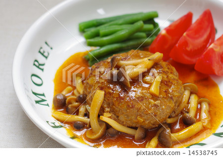 Braised hamburger steak Braised hamburger steak 14538745