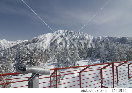 Shinhotaka highway ropeway mountaintop station perspective (Nishi Hodakadake) 14539161