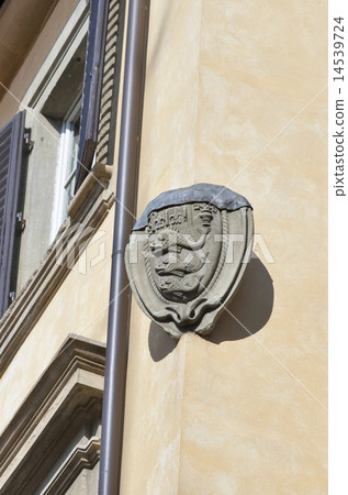 Family stone coat of arms in Florence 14539724