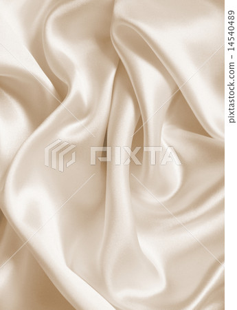 Smooth elegant golden silk as wedding background. Smooth elegant golden silk as wedding background. 14540489
