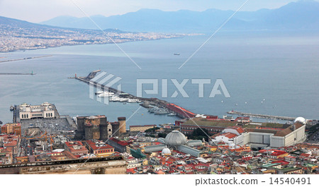 Italy. The city centre and port of Naples Italy. The city centre and port of Naples 14540491