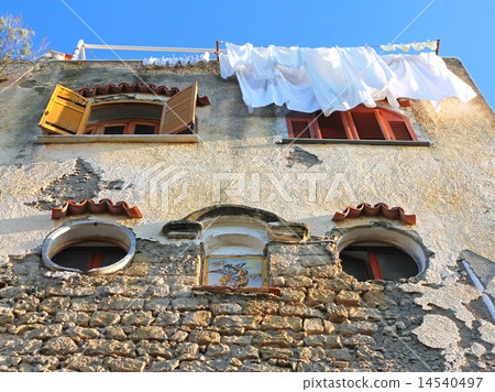 Italy. Procida island. Mediterranean stone house 14540497