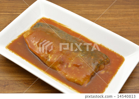 Simmered mackerel with mackerel 14540813