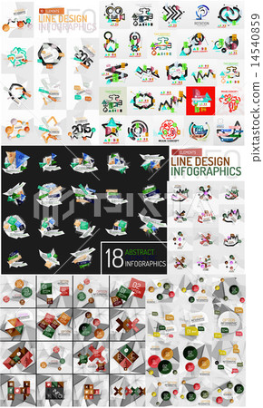 Infographic geometric layouts 14540859