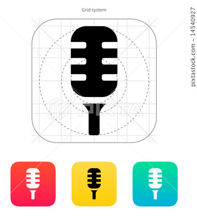 Studio microphone icon. 14540927