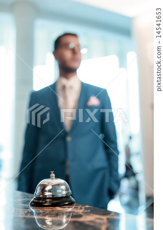 Hotel service bell at reception 14541653