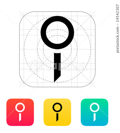 Pin icon. Pin icon. 14542307