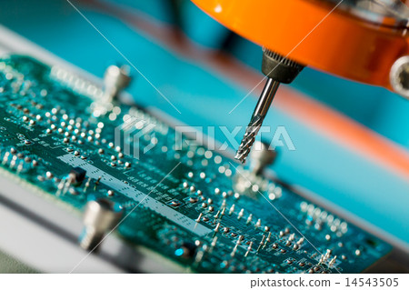 PCB Processing on CNC machine 14543505