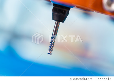 Diamond milling cutter on CNC machine 14543512