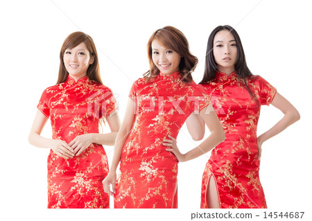 Chinese women at new year Chinese women at new year 14544687