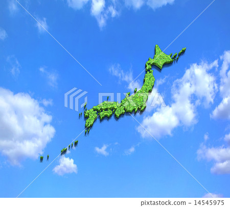 草原地圖·白色地圖的地圖 草原地圖·白色地圖的地圖 14545975