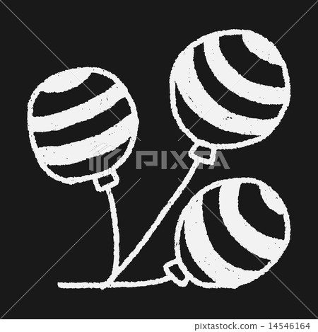 doodle balloon 14546164