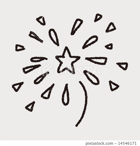 doodle firework doodle firework 14546171