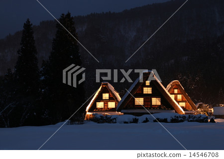 冬季日本建築 14546708