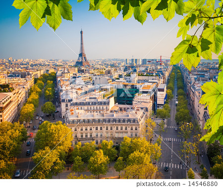 View on Paris at sunset View on Paris at sunset 14546880