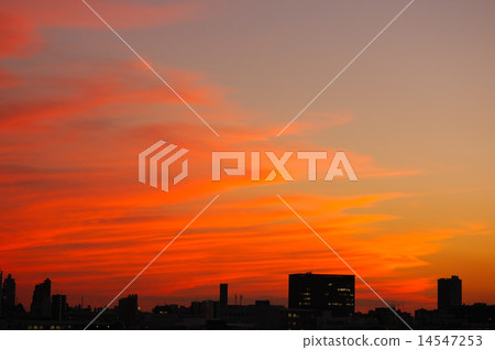 A sunset A sunset 14547253