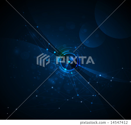 Abstract futuristic technology background 14547412
