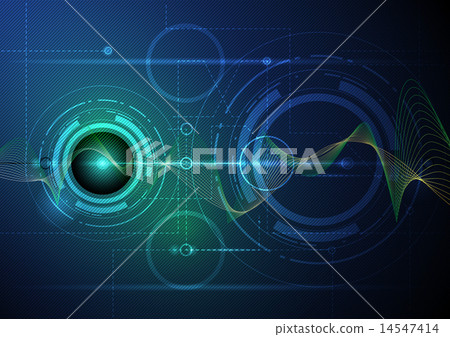Abstract futuristic digital technology concept Abstract futuristic digital technology concept 14547414