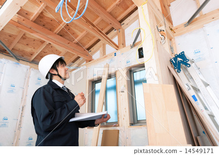 On-site supervision to check housing construction sites 14549171