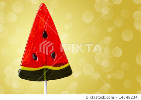 lollipop in the form of a watermelon 14549234