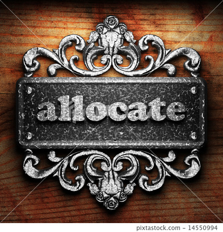 allocate word of iron on wooden background allocate word of iron on wooden background 14550994