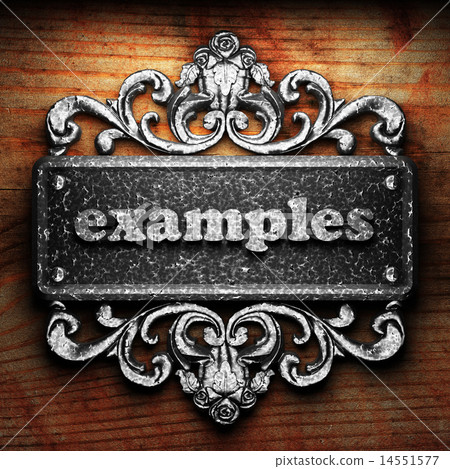 examples word of iron on wooden background examples word of iron on wooden background 14551577
