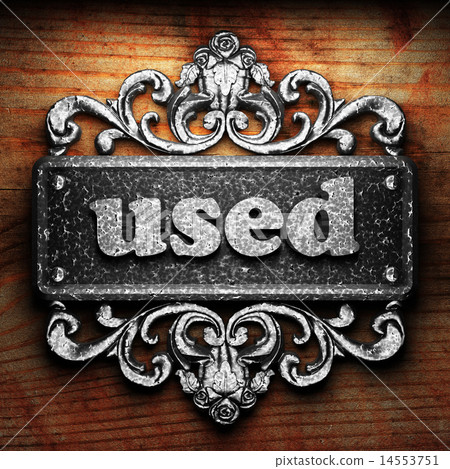used word of iron on wooden background used word of iron on wooden background 14553751